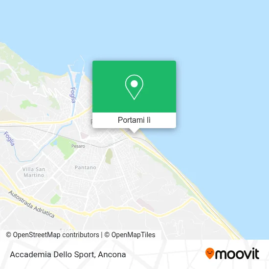 Mappa Accademia Dello Sport