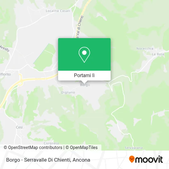 Mappa Borgo - Serravalle Di Chienti