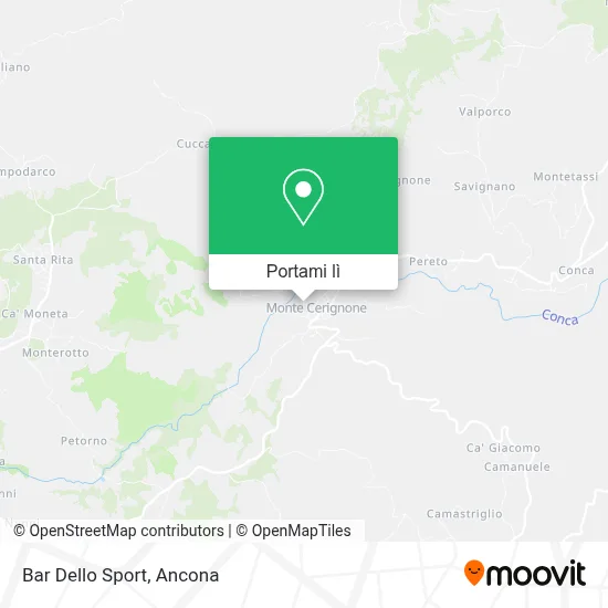 Mappa Bar Dello Sport