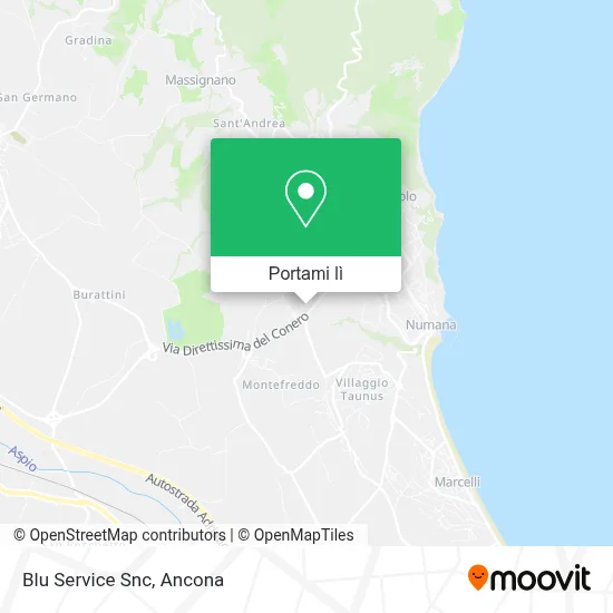 Mappa Blu Service Snc