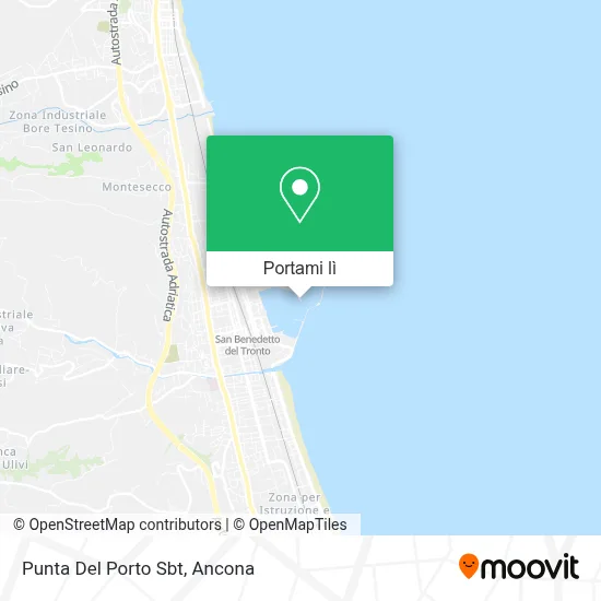 Mappa Punta Del Porto Sbt