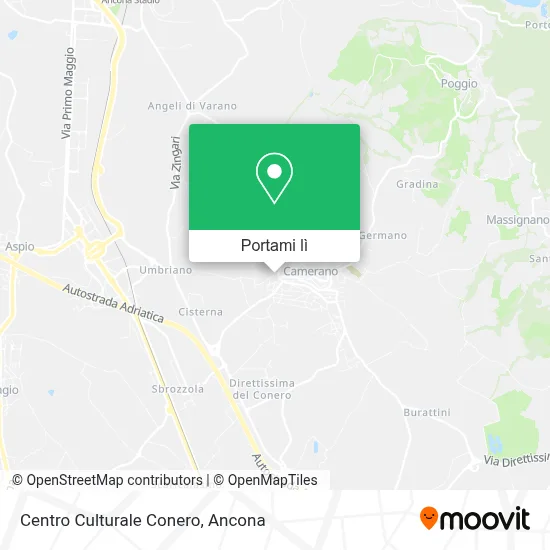 Mappa Centro Culturale Conero