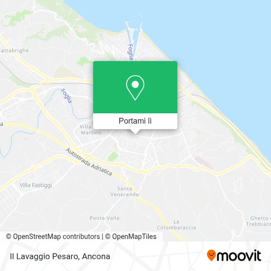 Mappa Il Lavaggio Pesaro