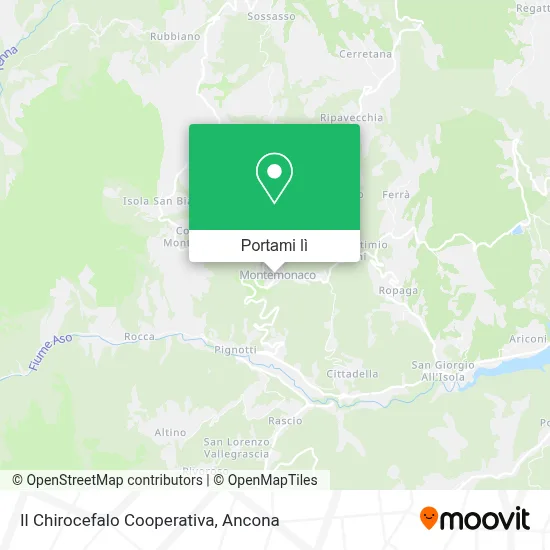 Mappa Il Chirocefalo Cooperativa