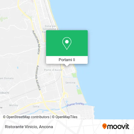 Mappa Ristorante Vinicio
