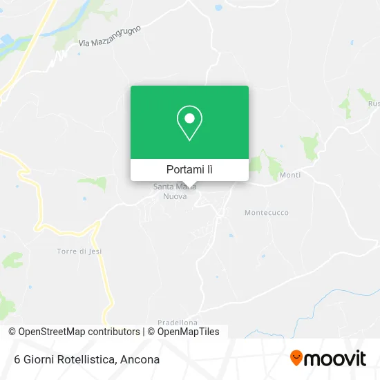 Mappa 6 Giorni Rotellistica