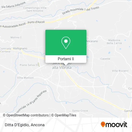 Mappa Ditta D'Egidio