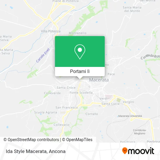 Mappa Ida Style Macerata