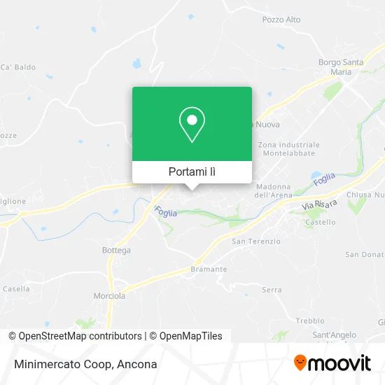 Mappa Minimercato Coop