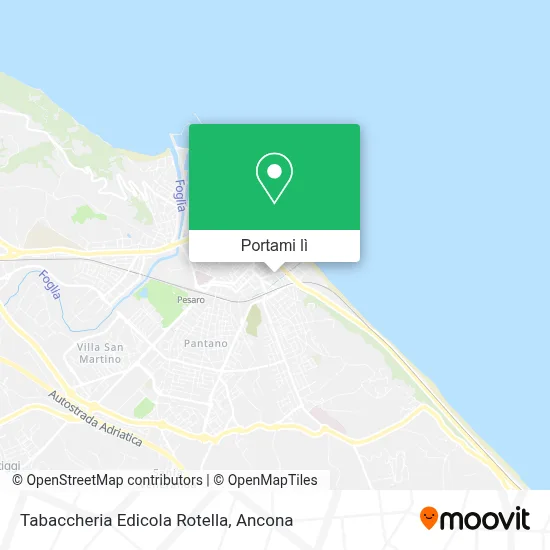 Mappa Tabaccheria Edicola Rotella