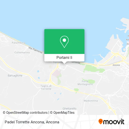 Mappa Padel Torrette Ancona