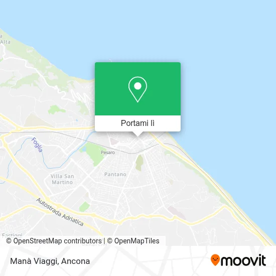 Mappa Manà Viaggi