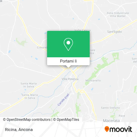Mappa Ricina