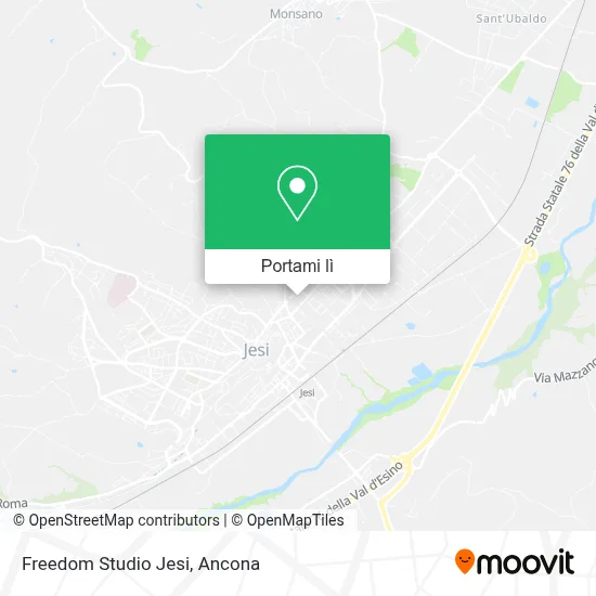 Mappa Freedom Studio Jesi