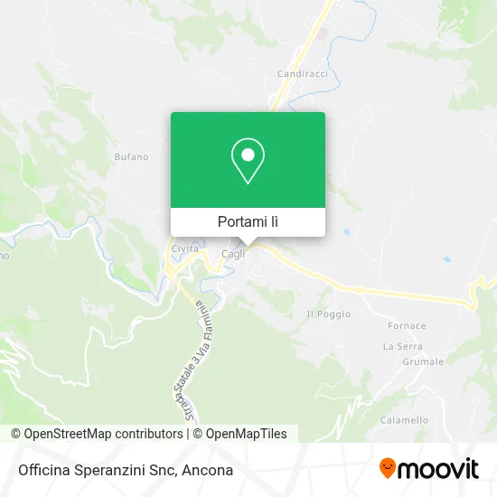 Mappa Officina Speranzini Snc