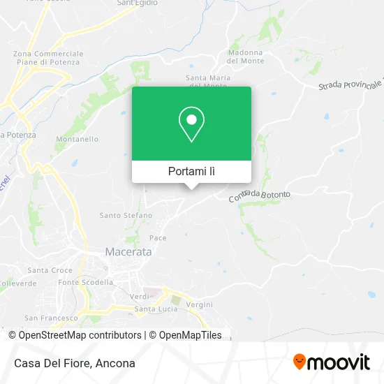 Mappa Casa Del Fiore