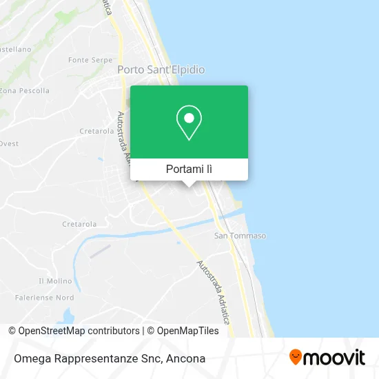 Mappa Omega Rappresentanze Snc