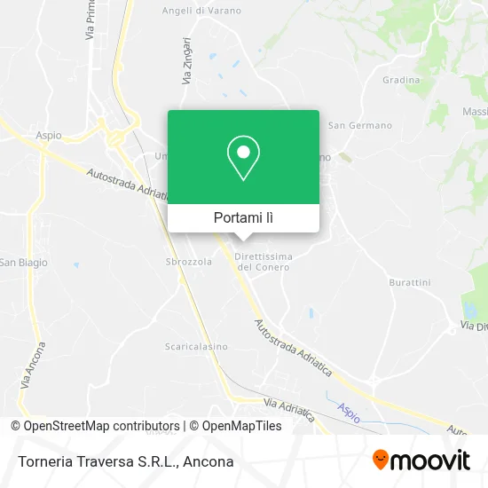 Mappa Torneria Traversa S.R.L.