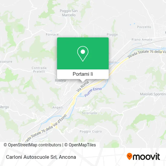 Mappa Carloni Autoscuole Srl