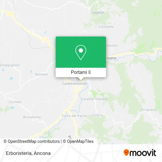 Mappa Erboristeria