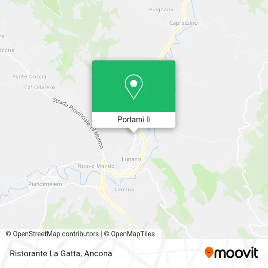 Mappa Ristorante La Gatta