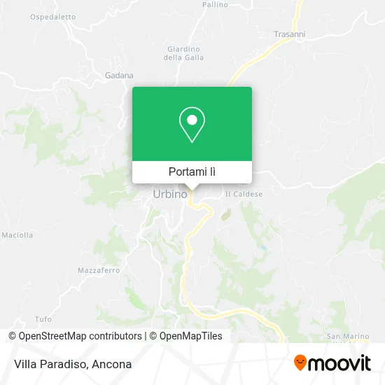 Mappa Villa Paradiso