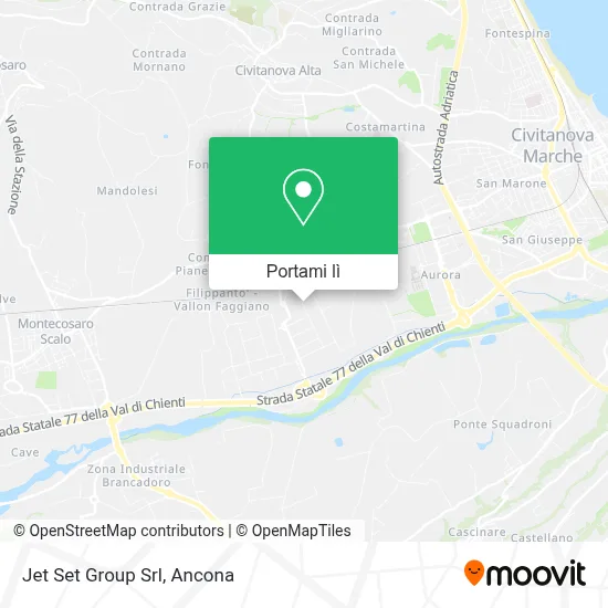Mappa Jet Set Group Srl