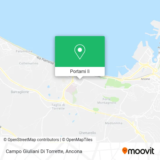 Mappa Campo Giuliani Di Torrette