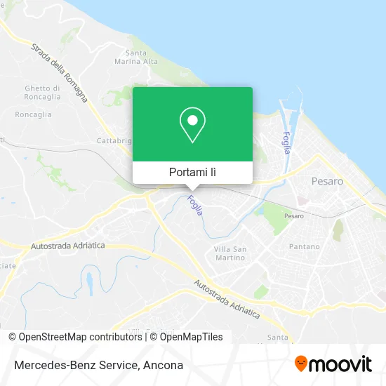 Mappa Mercedes-Benz Service