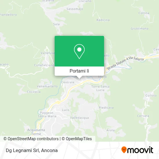 Mappa Dg Legnami Srl