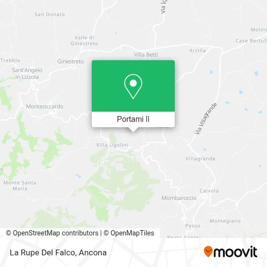 Mappa La Rupe Del Falco