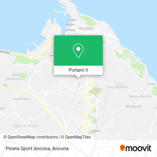 Mappa Pineta Sport Ancona