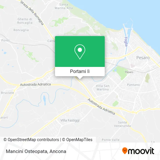 Mappa Mancini Osteopata