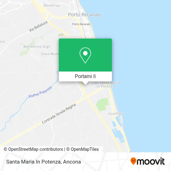 Mappa Santa Maria In Potenza