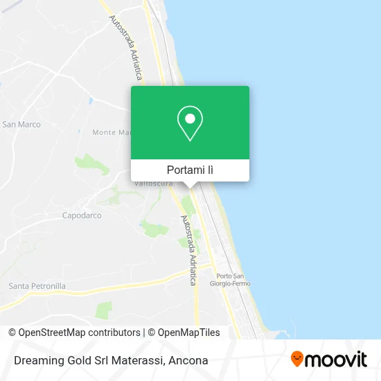 Mappa Dreaming Gold Srl Materassi