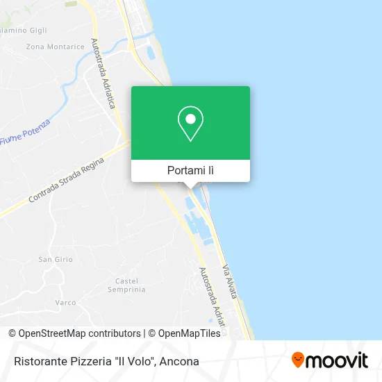 Mappa Ristorante Pizzeria "Il Volo"