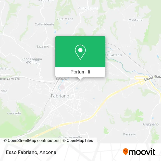 Mappa Esso Fabriano
