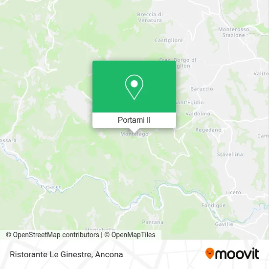 Mappa Ristorante Le Ginestre