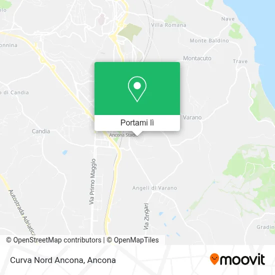 Mappa Curva Nord Ancona