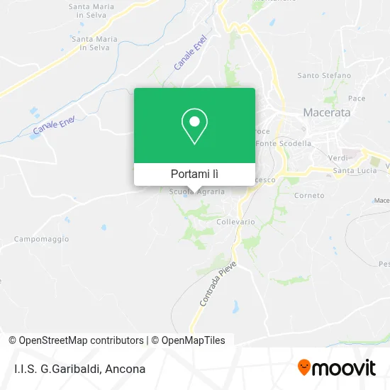 Mappa I.I.S. G.Garibaldi