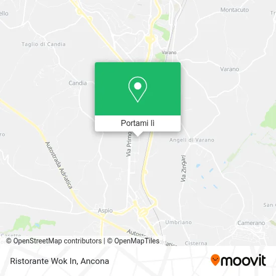 Mappa Ristorante Wok In