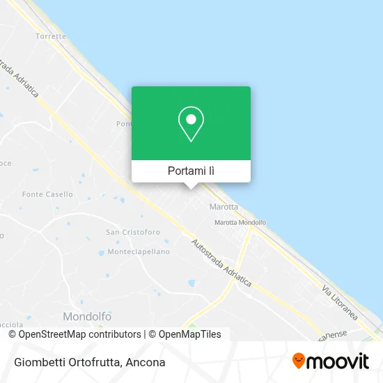 Mappa Giombetti Ortofrutta