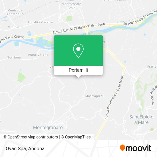 Mappa Ovac Spa