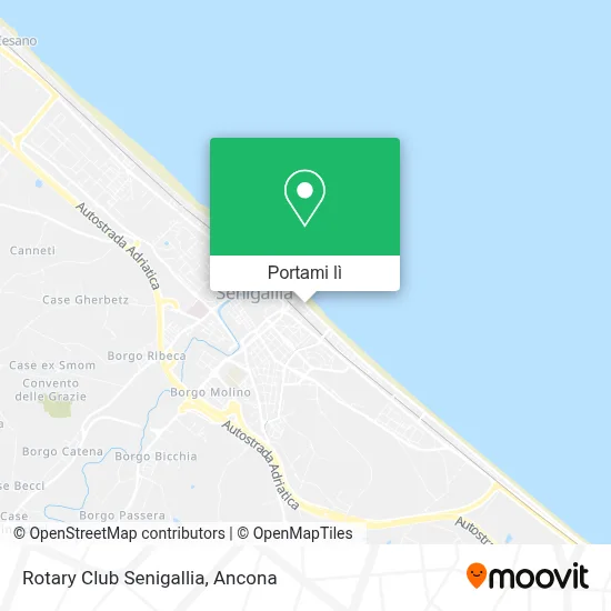 Mappa Rotary Club Senigallia