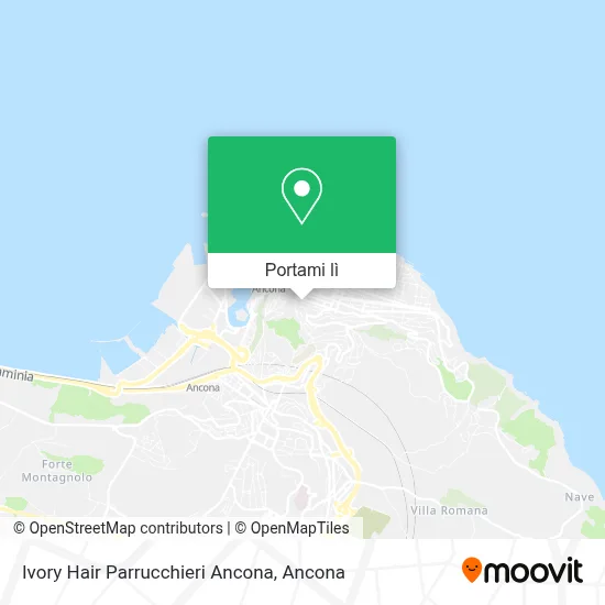 Mappa Ivory Hair Parrucchieri Ancona