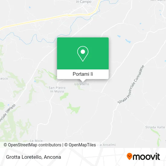 Mappa Grotta Loretello