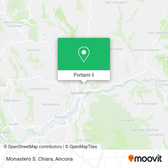 Mappa Monastero S. Chiara