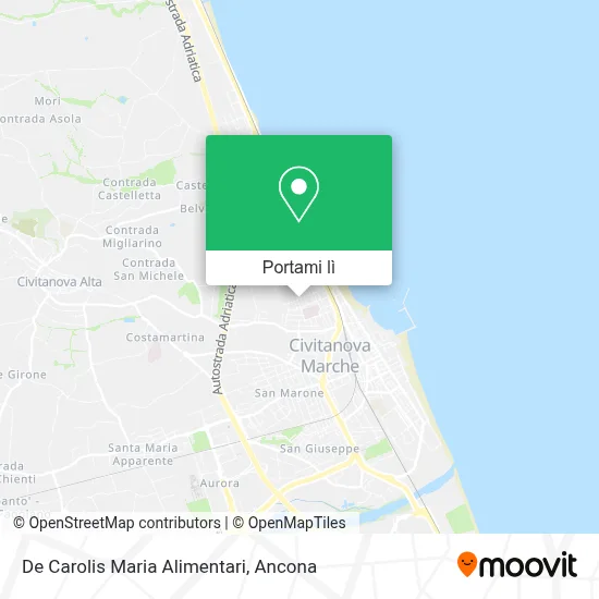 Mappa De Carolis Maria Alimentari