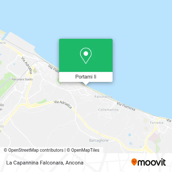 Mappa La Capannina Falconara