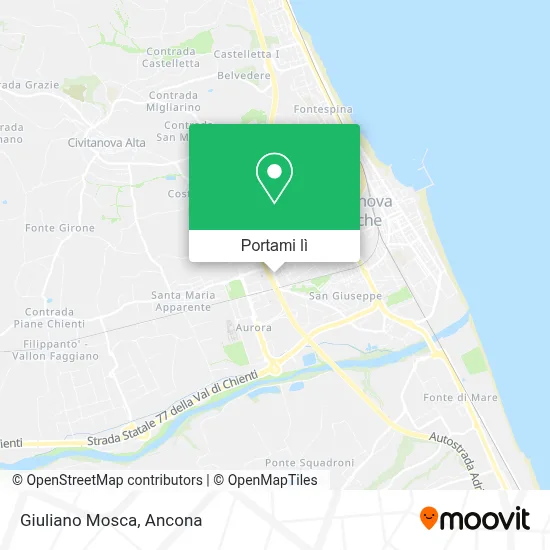 Mappa Giuliano Mosca